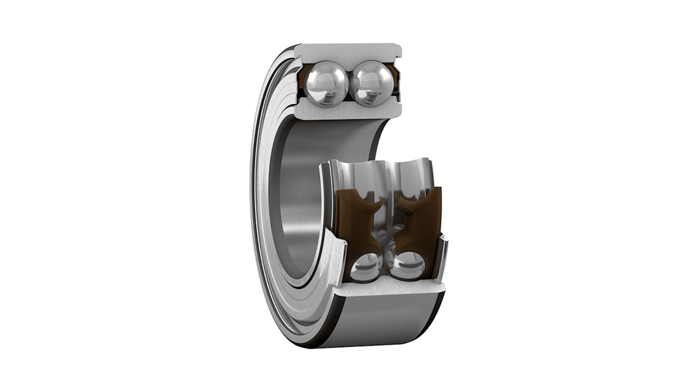 SKF 3205 A-2ZTN9/MT33 Double Row Angular Contact Ball Bearing- Both Sides Shielded 25mm I.D, 52mm O.D