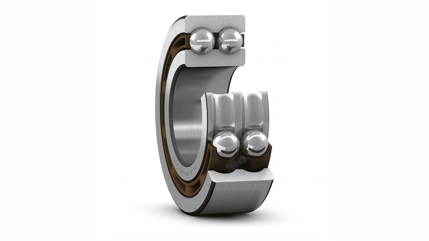 SKF 双列深沟球轴承, 15mm内径, 35mm外径, 14mm宽滚道, CN间隙, 开放型