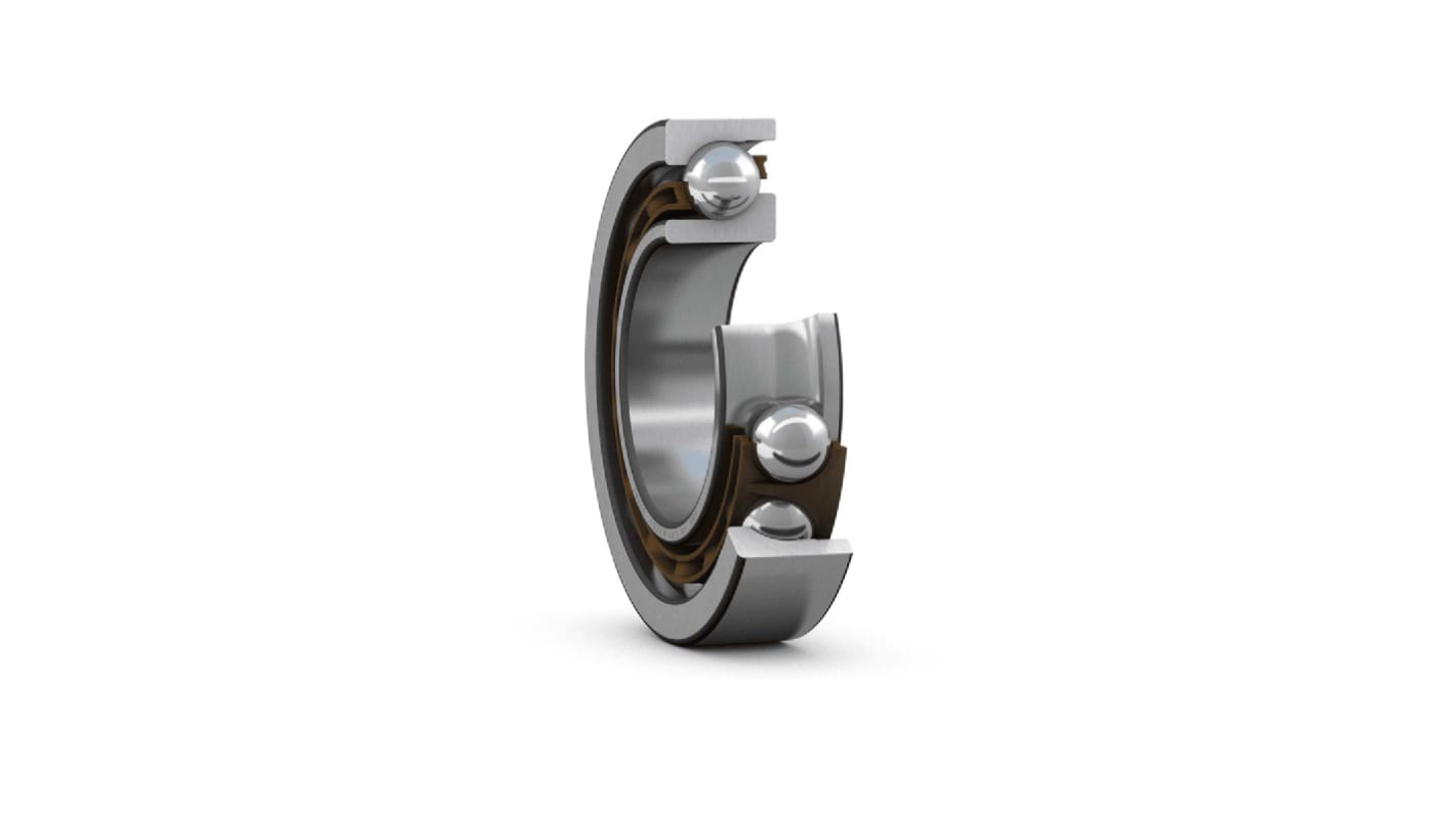 SKF 7318 BEP Single Row Angular Contact Ball Bearing- Open Type 90mm I.D, 190mm O.D