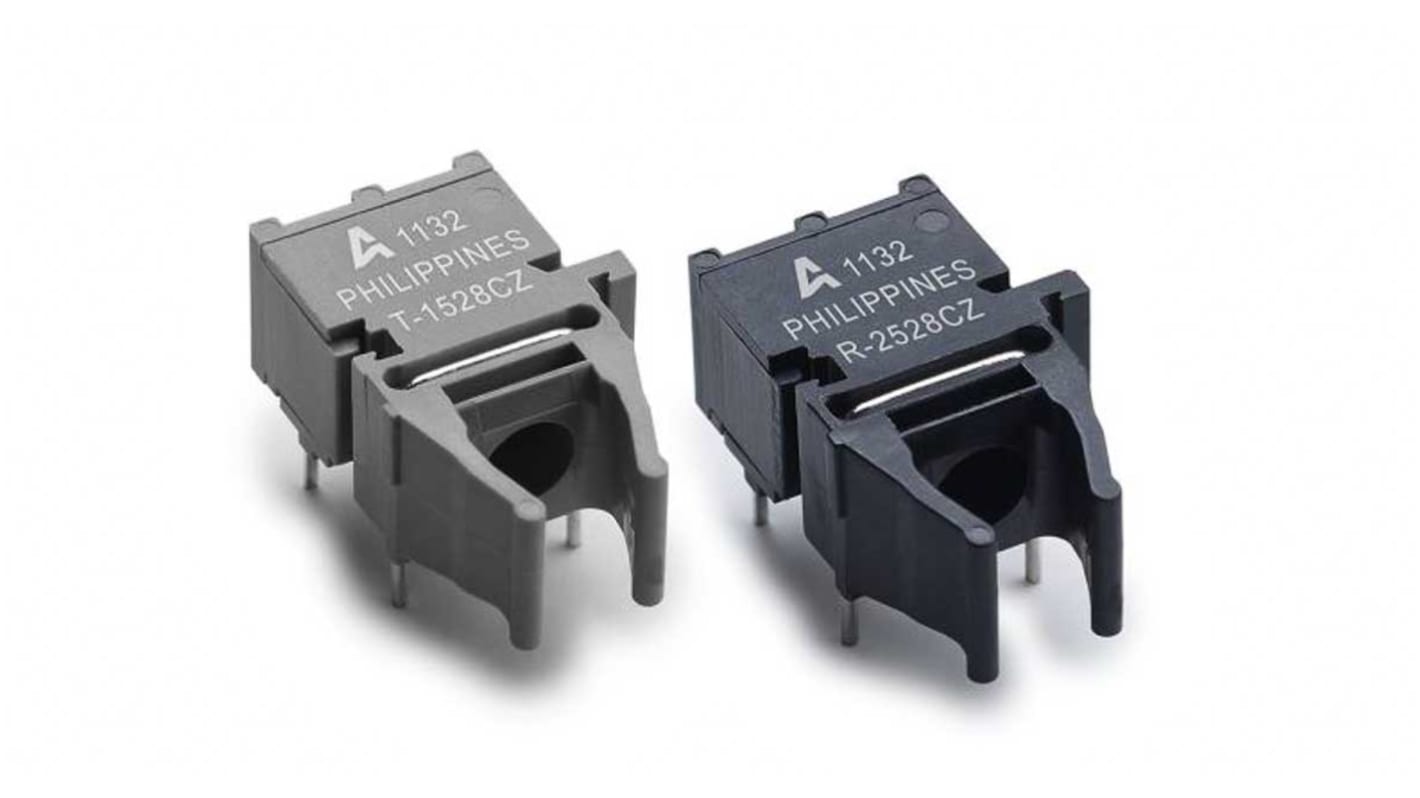 Broadcom AFBR-2528CZ 10MBd 630 → 680nm Fibre Optic Receiver, Square