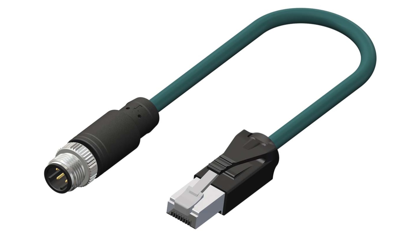 Kabel Ethernet Cat5e długość 3m Z zakończeniem RS PRO PUR średnica 6.2mm