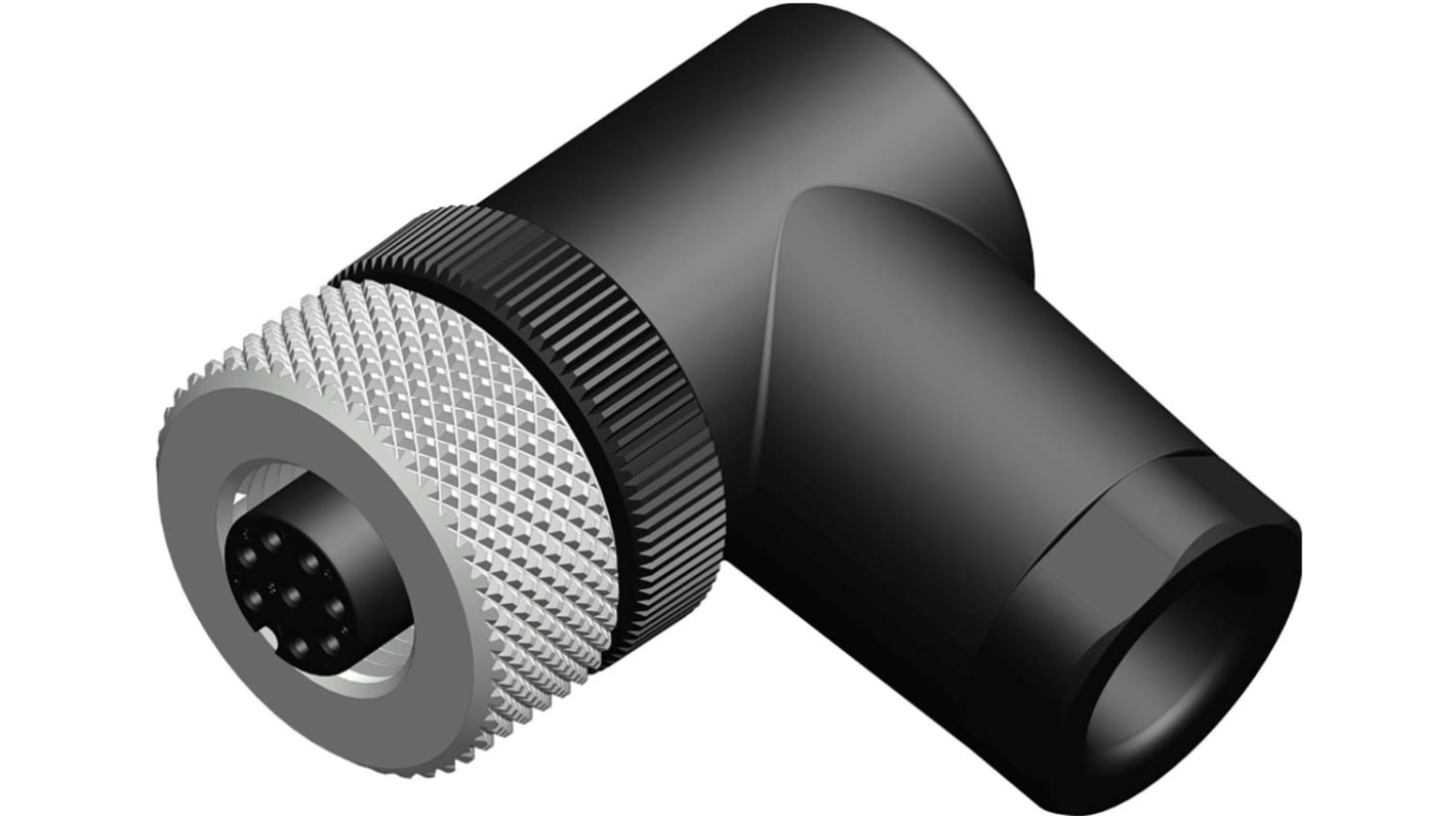 Connettore circolare RS PRO, femmina, M12, 8 poli, Montaggio su cavo