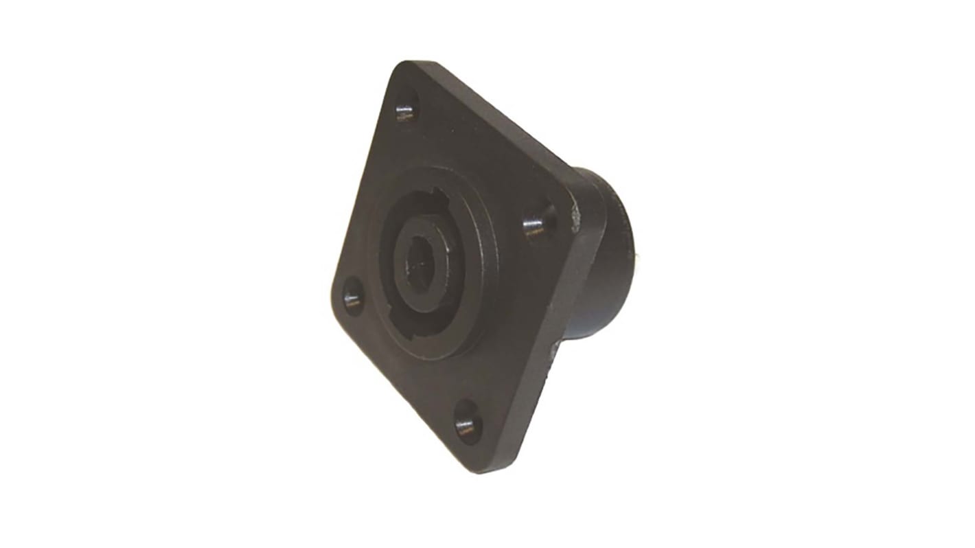 RS PRO Panel Mount Loudspeaker Connector Socket, 4 Way, 20A, Push In Termination