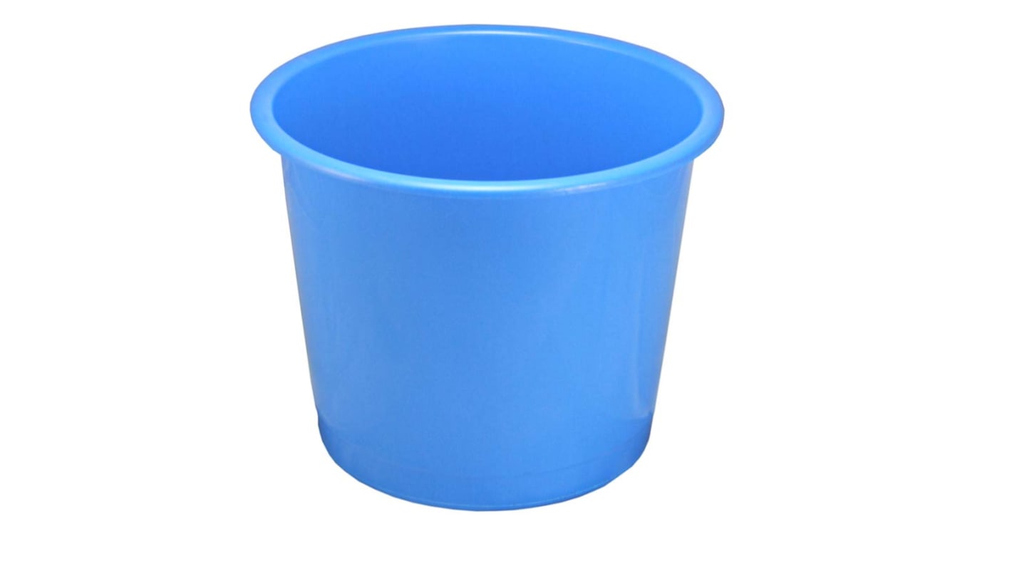 Deflecto Value 14L Blue Plastic Waste Bin
