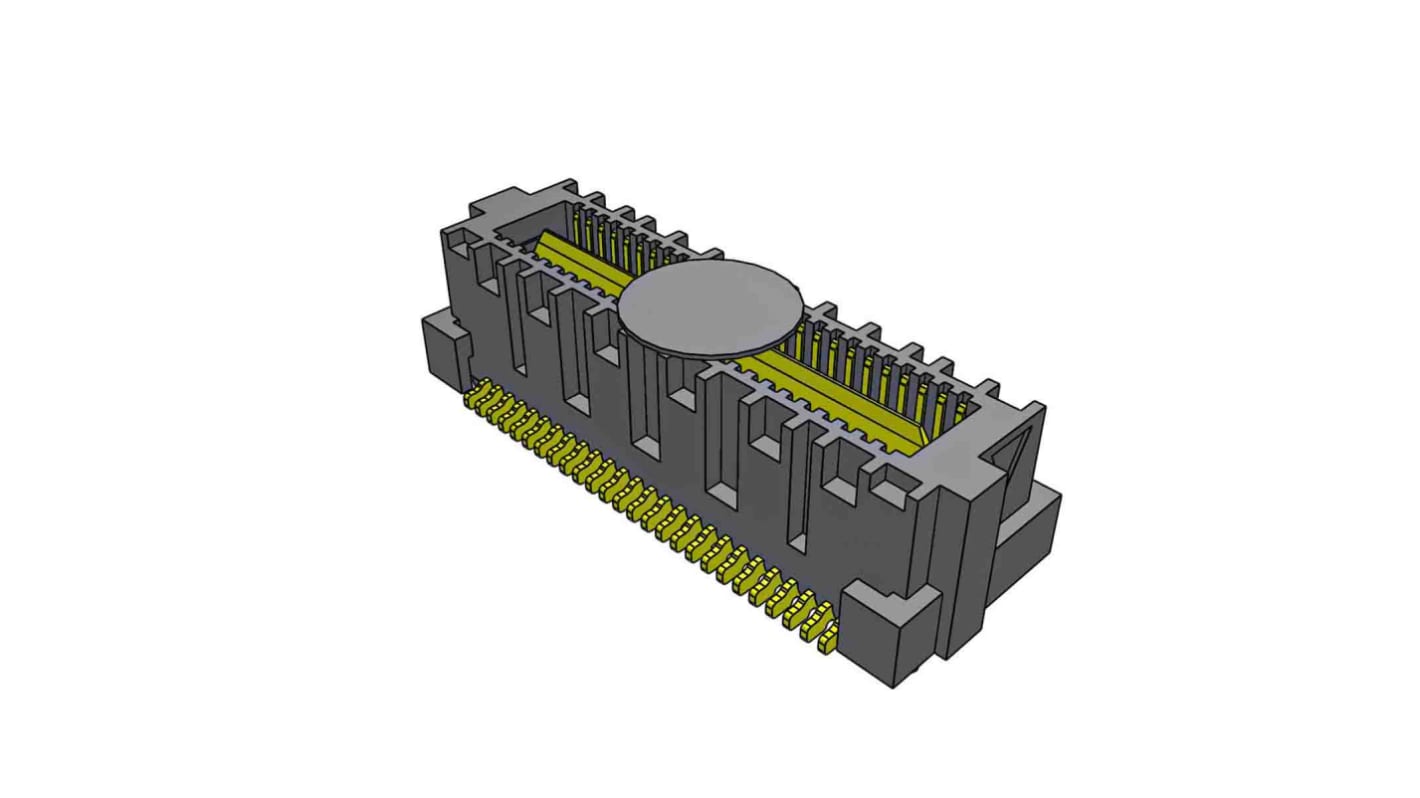 Conector macho para PCB Samtec serie ASP de 52 vías, 2 filas, paso 0.64mm, Montaje Superficial