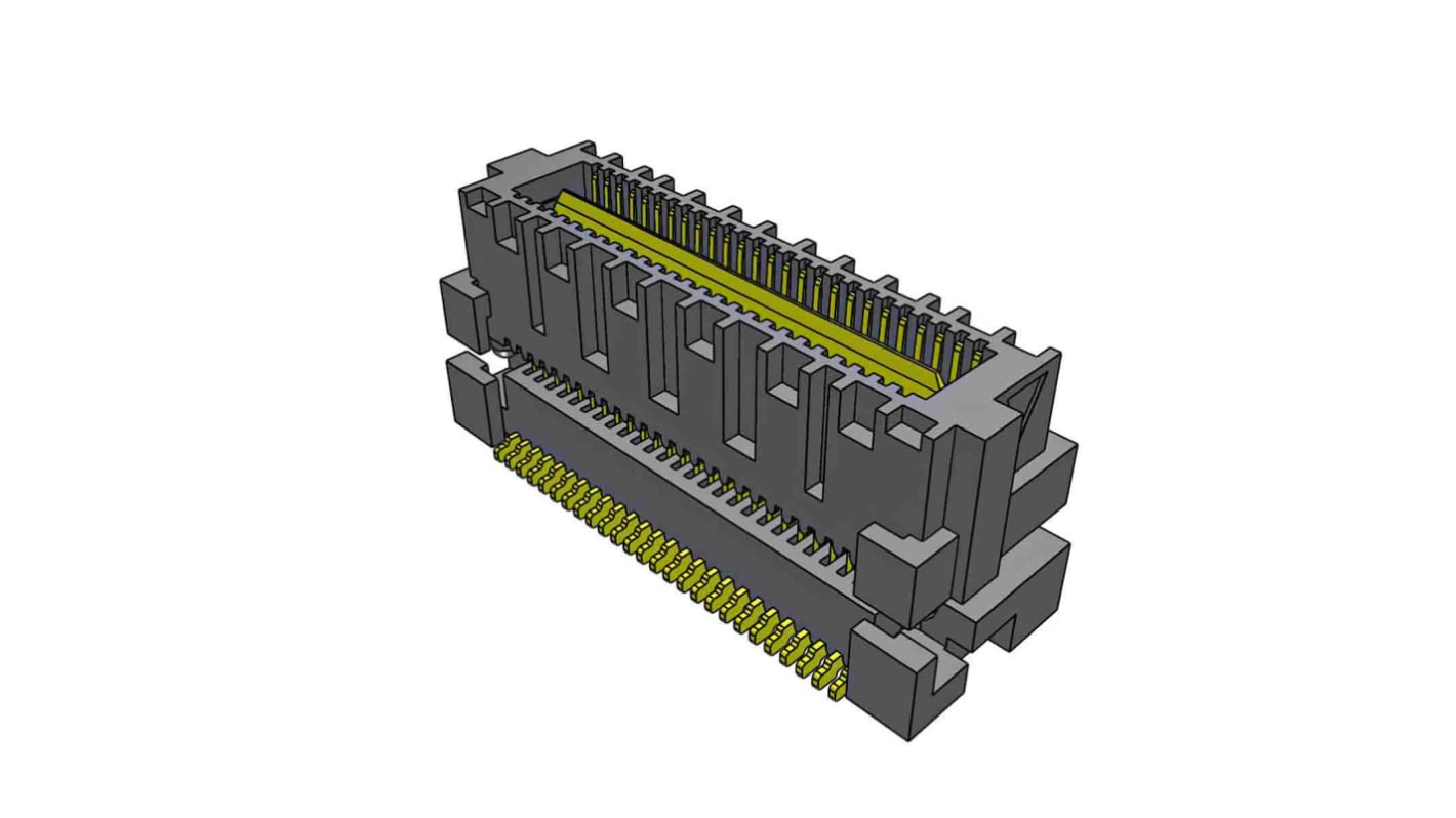 Conector macho para PCB Samtec serie ASP de 52 vías, 2 filas, paso 0.64mm, Montaje Superficial