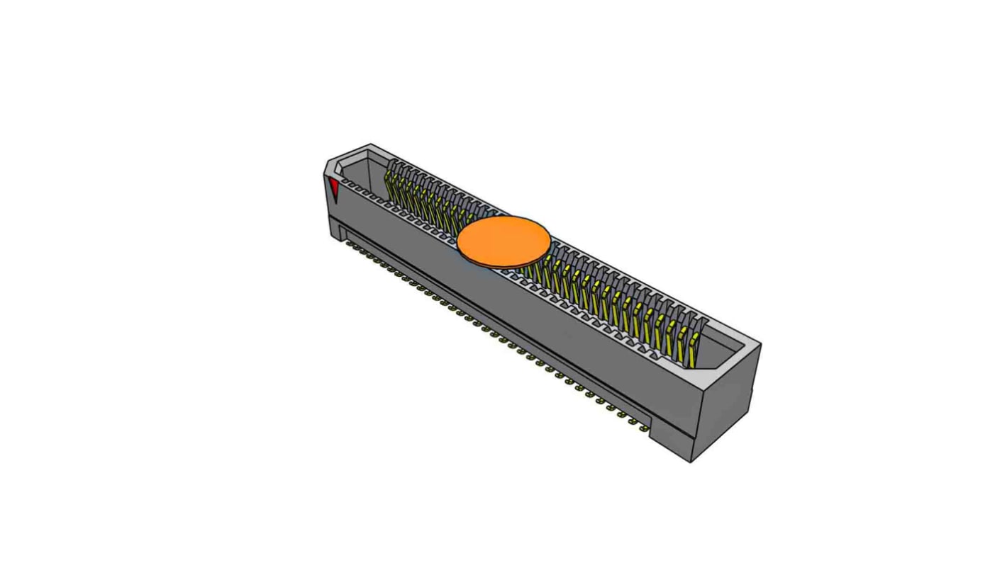 Conector hembra para PCB Samtec serie ASP, de 70 vías en 2 filas, paso 0.8mm, Montaje Superficial, para soldar