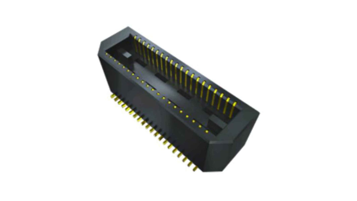 Gniazdo PCB 20 -pinowe 2 -rzędowe raster: 0.8mm Proste