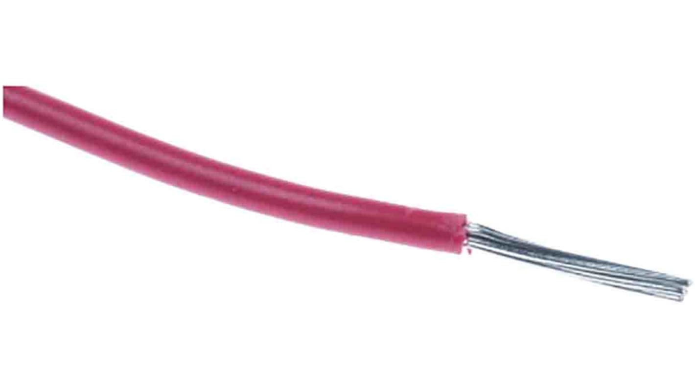 RS PRO Red 2.1mm² Hook Up Wire, 14 AWG, 1C, 30.5m, MPPE Insulation