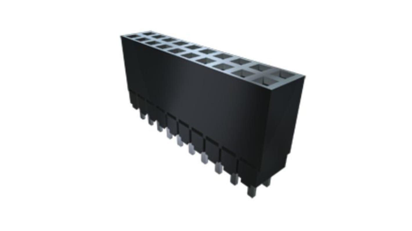 Gniazdo PCB 40 -pinowe 2 -rzędowe raster: 2.54mm Gniazdo Pionowy Przewlekany