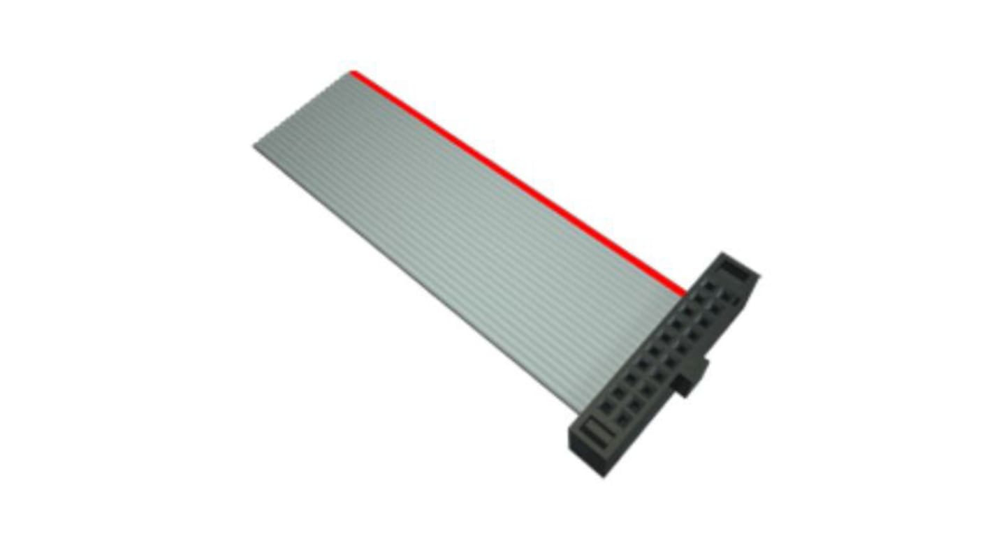 Samtec FFSD Series Ribbon Cable, 10-Way, 1.27mm Pitch, 228.6mm Length, Tiger Eye IDC to Tiger Eye IDC