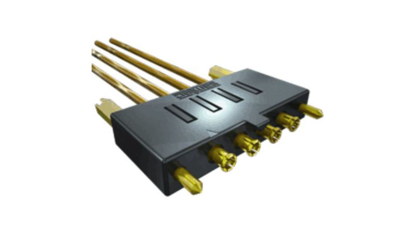 Samtec GRF1 Series, Jack Through Hole, 50Ω, Solder Termination, Right Angle Body