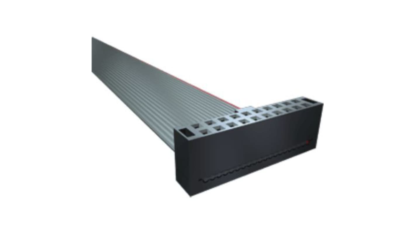 Gniazdo PCB 10 -pinowe 2 -rzędowe raster: 2.54mm Gniazdo Pionowy Swobodne zawieszanie (przelotowe)
