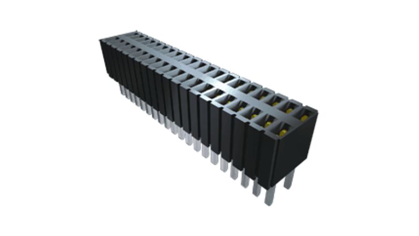 Gniazdo PCB 18 -pinowe raster: 1.27mm Proste Przewlekany