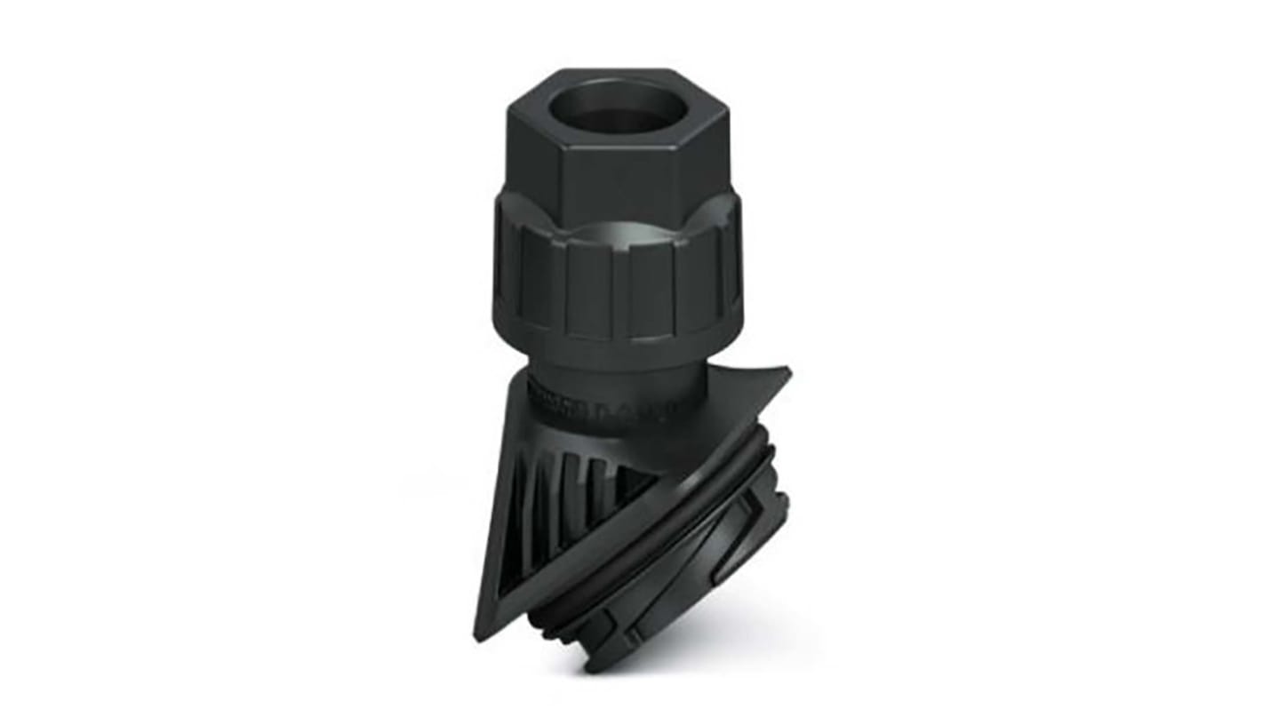 Phoenix Contact HC-D-G-M20-PLRBK Series Black Polyamide Cable Gland, M20 Thread, 7mm Min, 13mm Max, IP66