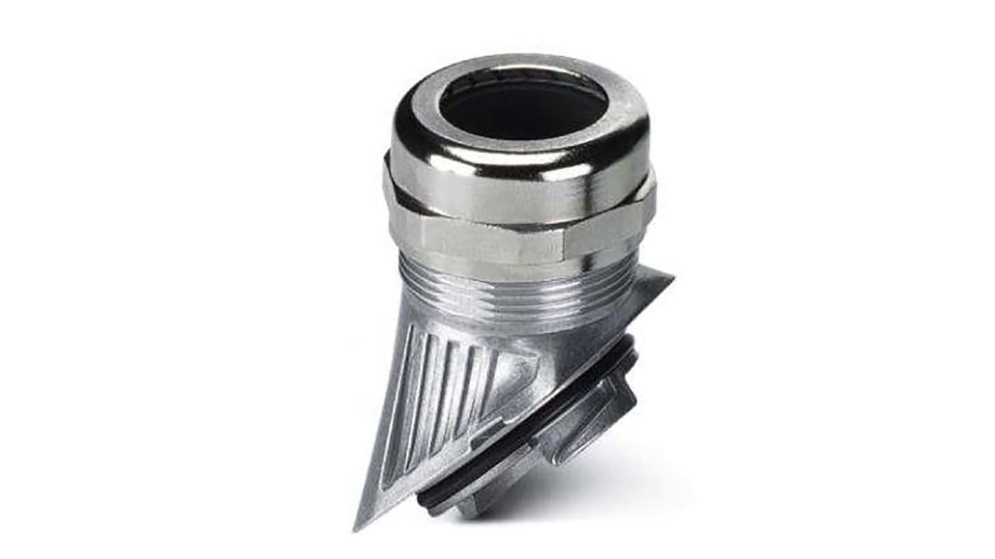 Phoenix Contact HC-B-G-M40-ER-AL Series Silver Aluminium Cable Gland, M40 Thread, 19mm Min, 27mm Max, IP66, IP67