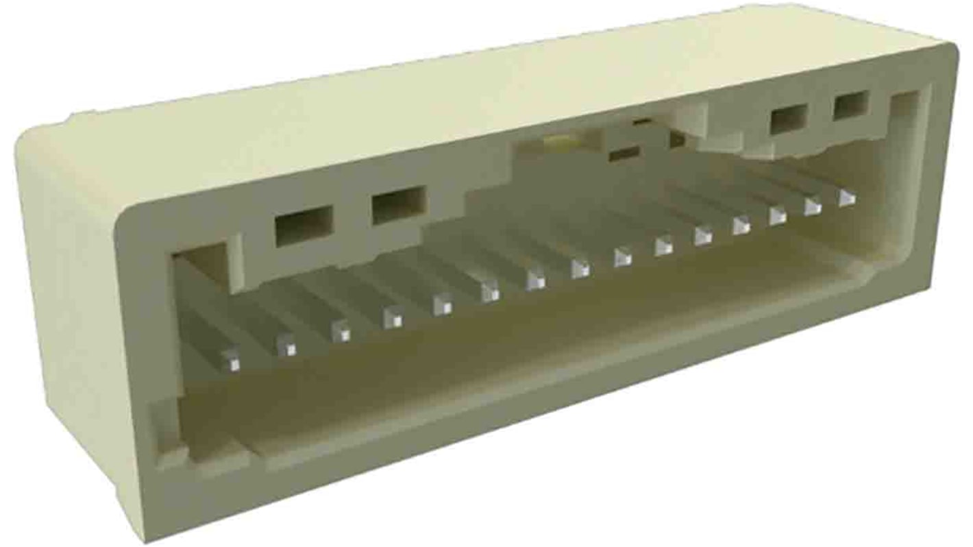 Amphenol Communications Solutions 6p单排排针 直角, 1.25mm间距, SMT安装, Minitek Multipitch系列