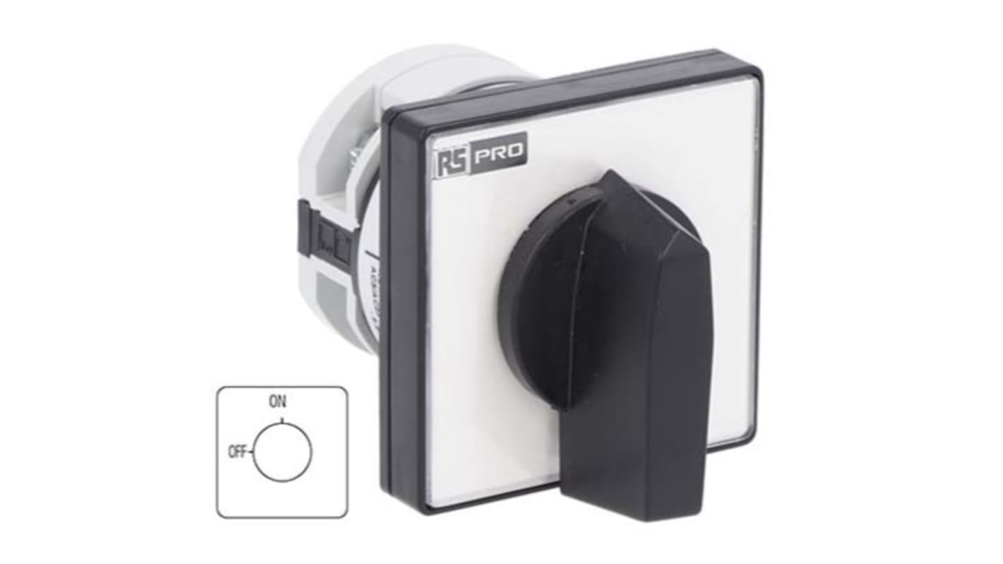 RS PRO, 1P 2 Position On-Off Cam Switch, 690 V, 16A
