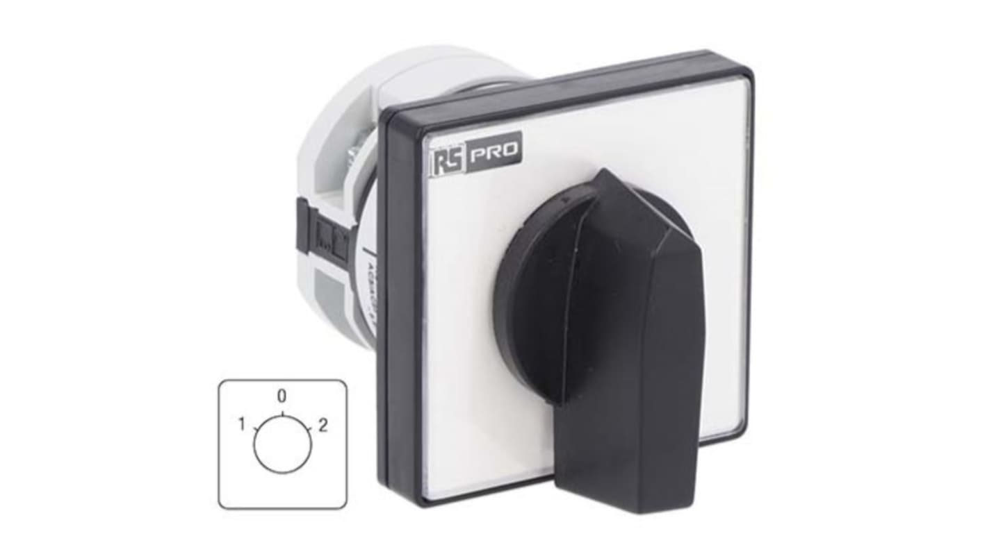RS PRO, 1P 3 Position Changeover Cam Switch, 690 V, 20A