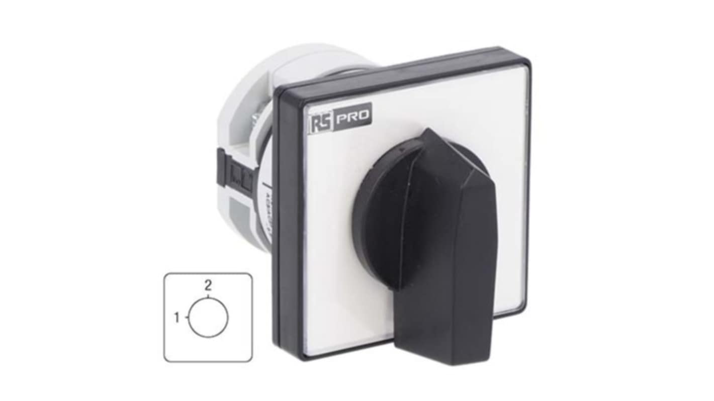 RS PRO, 1P 2 Position Changeover Cam Switch, 690 V, 20A