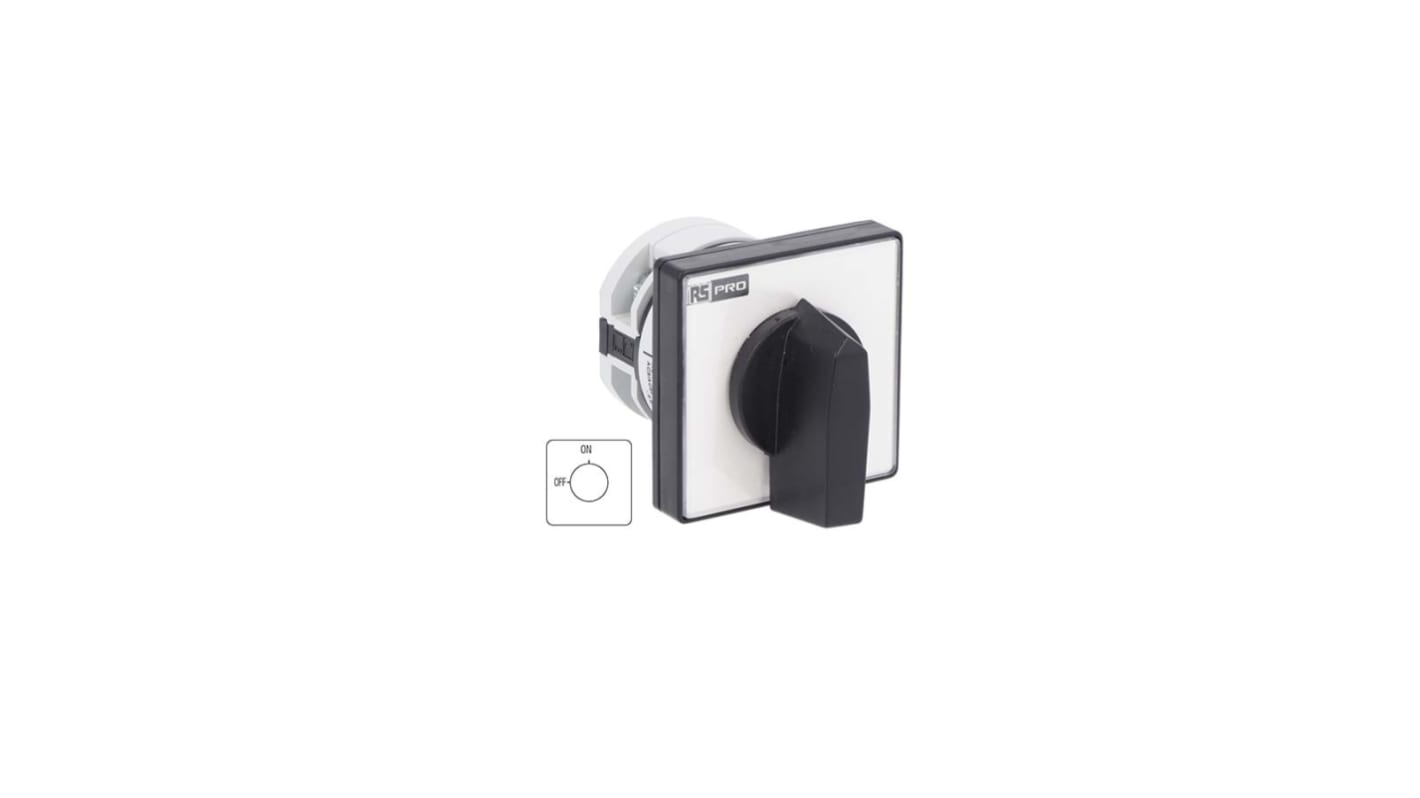 RS PRO 启闭凸轮开关, 2档, 1P, 20A, 690 V, 单相, IP20