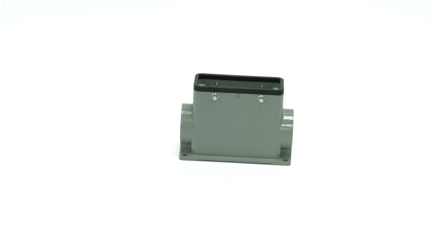 Base para conector industrial con entrada lateral RS PRO, con rosca PG29, 4 puntos de bloqueo, para usar con Encastres