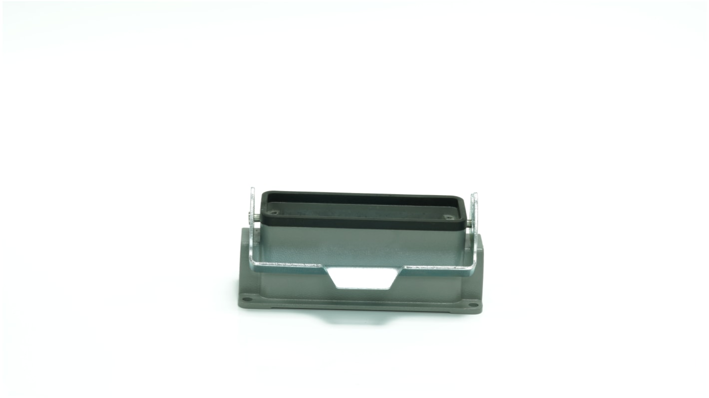 Base para conector industrial con entrada lateral RS PRO, con rosca M25, 1 palanca, para usar con Encastres de altas