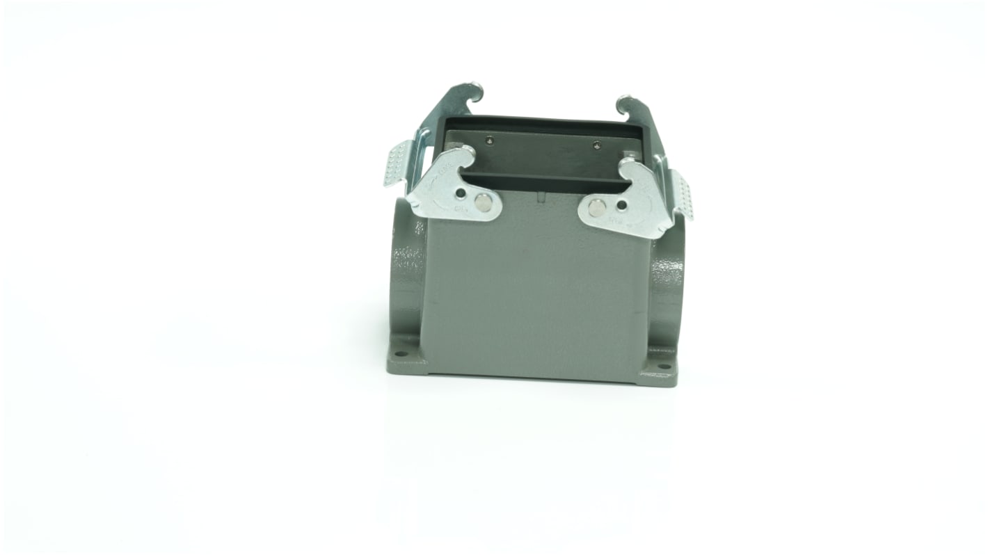 Base para conector industrial con entrada lateral RS PRO, con rosca PG29, 2 palancas, para usar con Encastres de altas