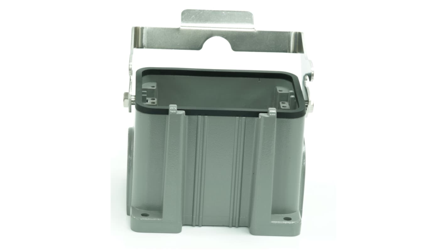 Base para conector industrial con entrada lateral RS PRO, con rosca PG29, 1 palanca, para usar con Encastres de altas