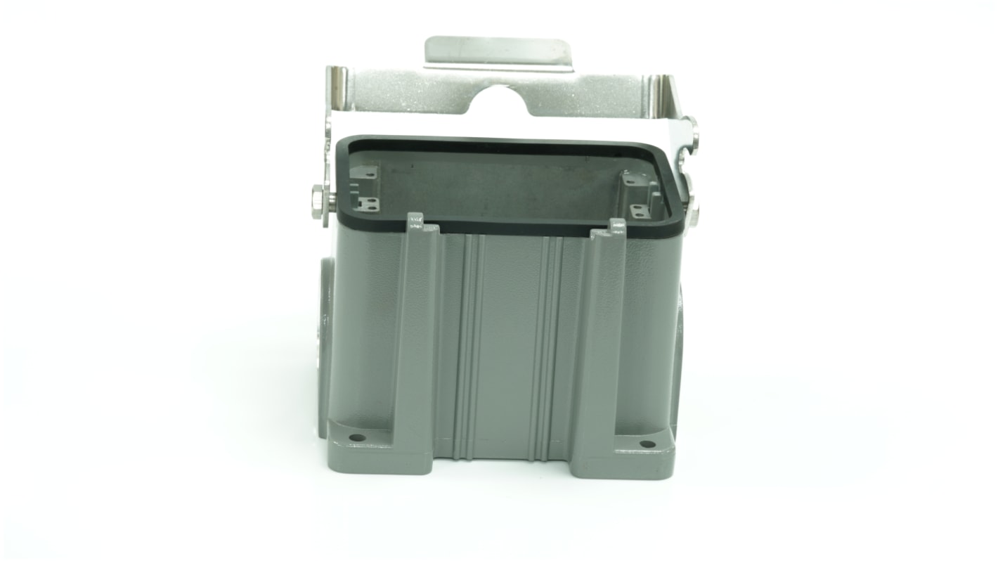 Base para conector industrial con entrada lateral RS PRO, con rosca PG36, 1 palanca, para usar con Encastres de altas