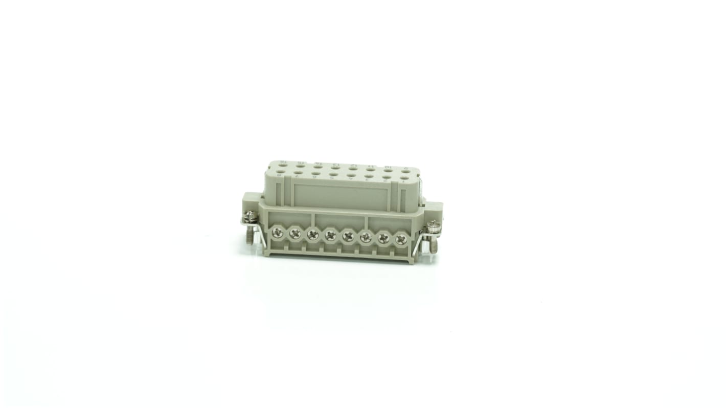 RS PRO ヘビーデューティパワーコネクタインサート コネクタインサート 16極 RS Pro 16 A 圧着端子 2.5mm² 1mm²