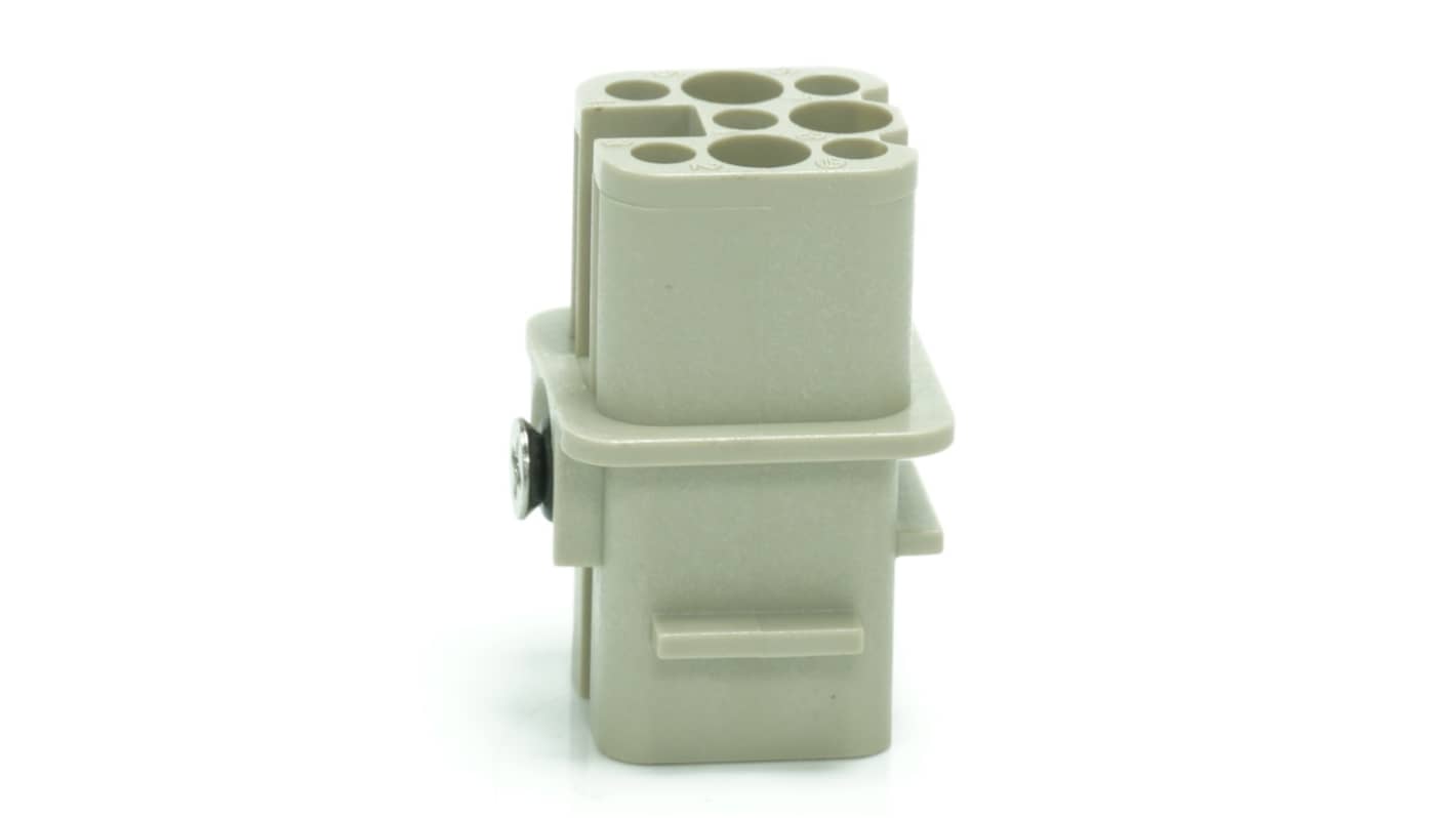 RS PRO Heavy Duty Power Connector Insert, 10A, Female, 7 Contacts