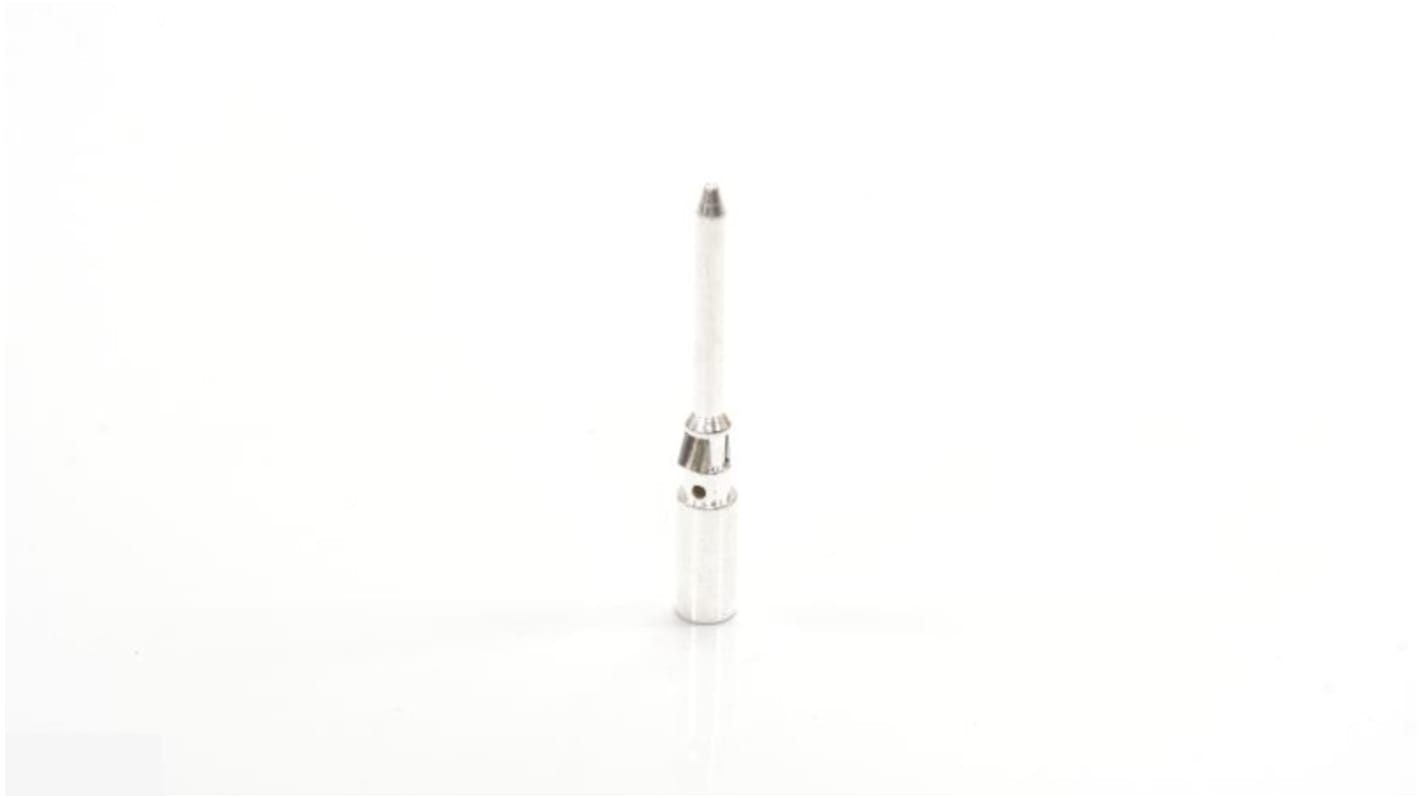 Contacto para conector industrial Macho RS PRO de Aleación de Cobre revestido de Chapado en plata, corriente 10A, para