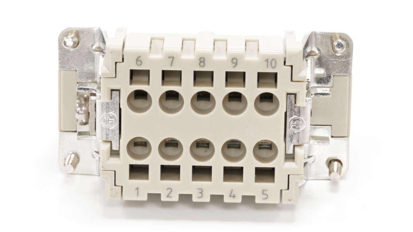 Inserto connettore RS PRO, Femmina, 16A, 10 vie