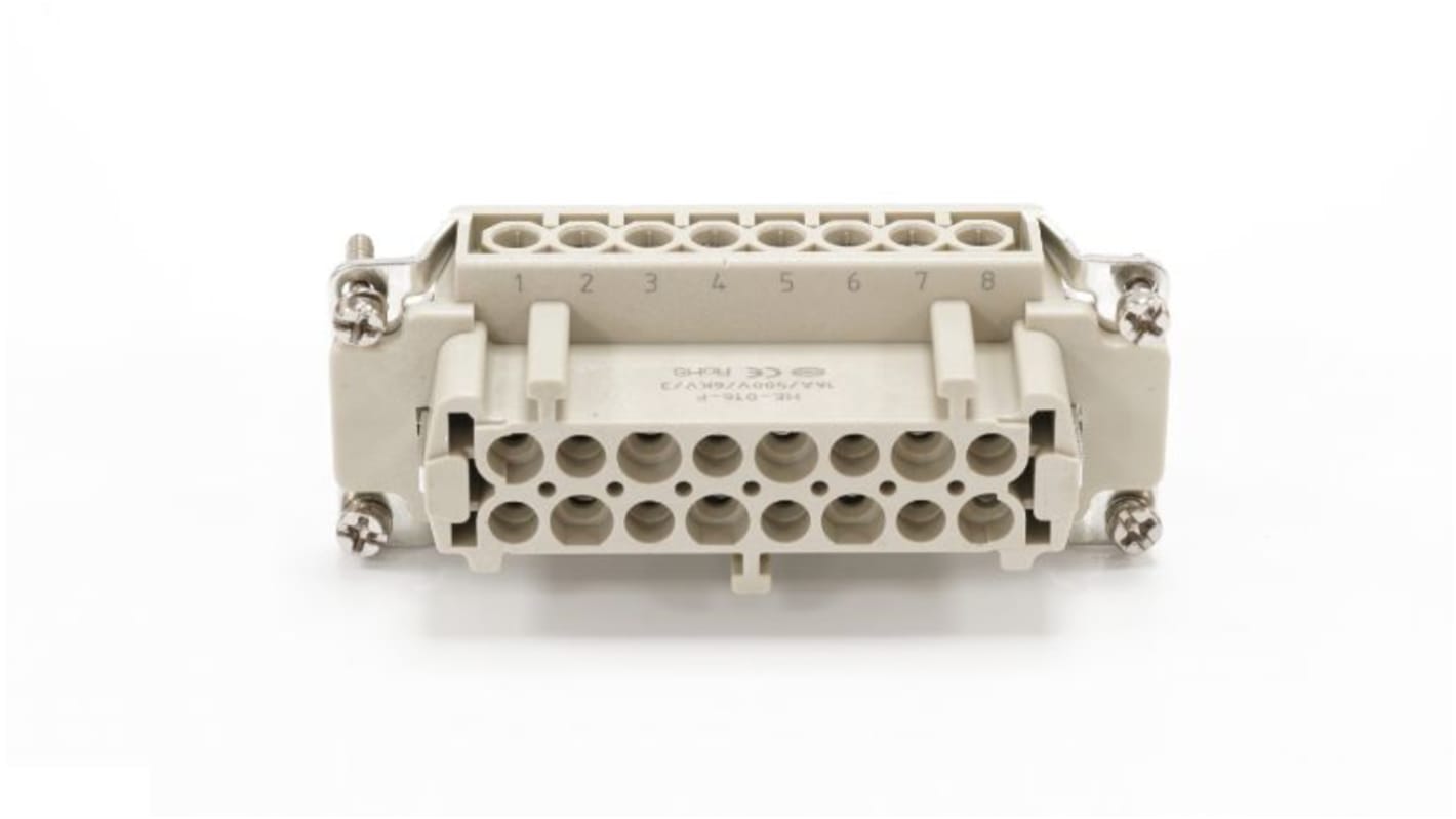 Inserto de conector de potencia RS PRO Hembra, configuración 16, para usar con Conectores de alimentación de altas