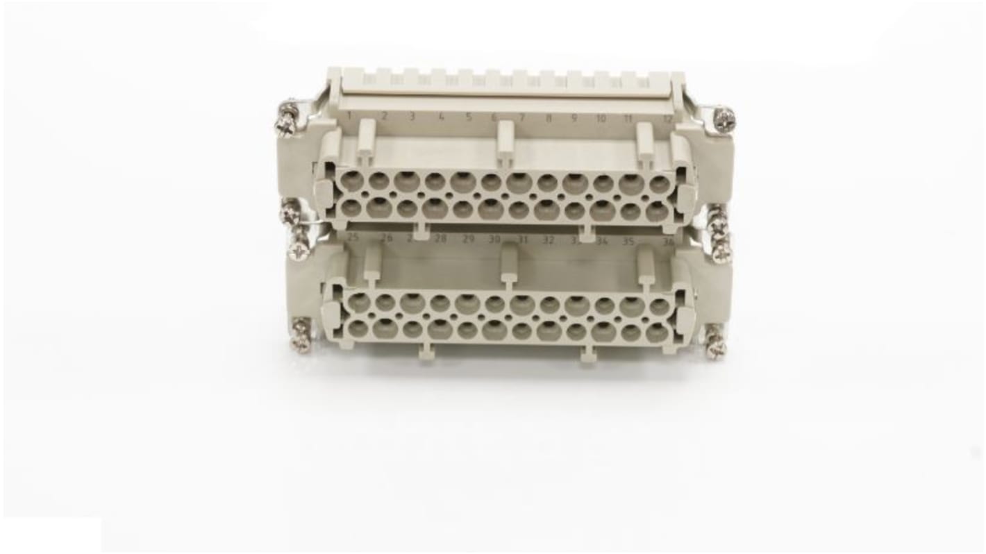 Inserto de conector de potencia RS PRO Hembra, configuración 48, para usar con Conectores de alimentación de altas