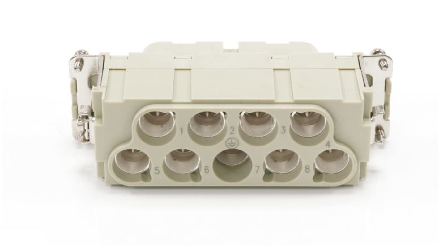 RS PRO Heavy Duty Power Connector Insert, 100A, Female, 8 Contacts