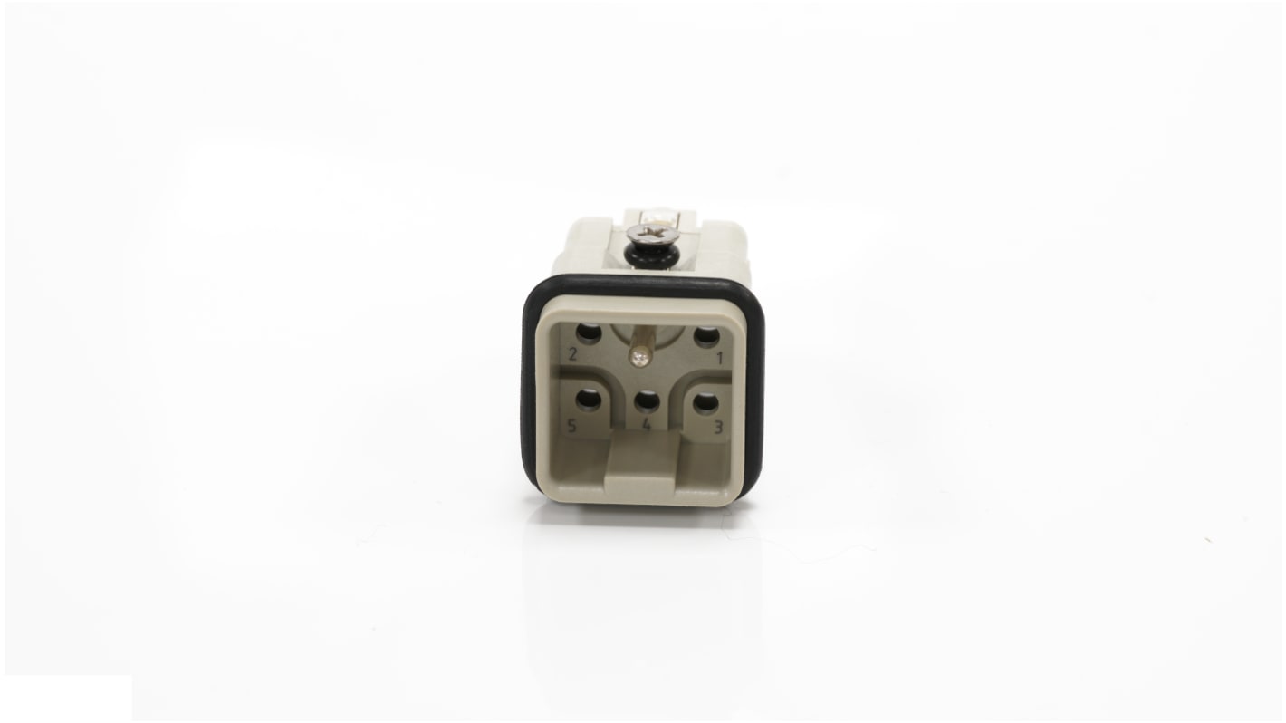 Inserto de conector de potencia RS PRO Macho, configuración 5, para usar con Conectores de alimentación de altas