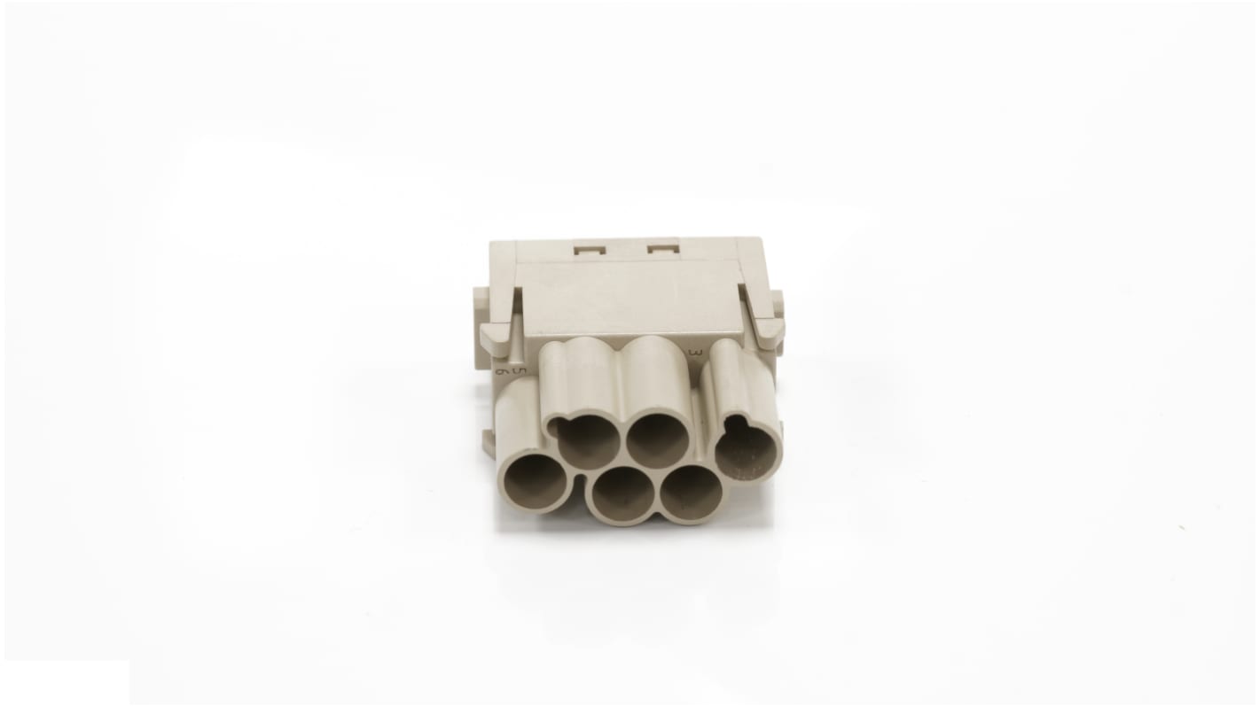 RS PRO 连接器插件, 公插, 6p, 6, 16A, 830V, 电缆安装