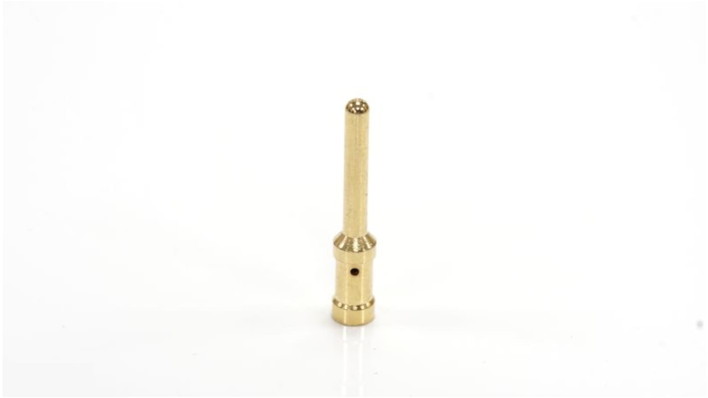 Contacto para conector industrial Macho RS PRO de Aleación de Cobre revestido de Oro, corriente 16A