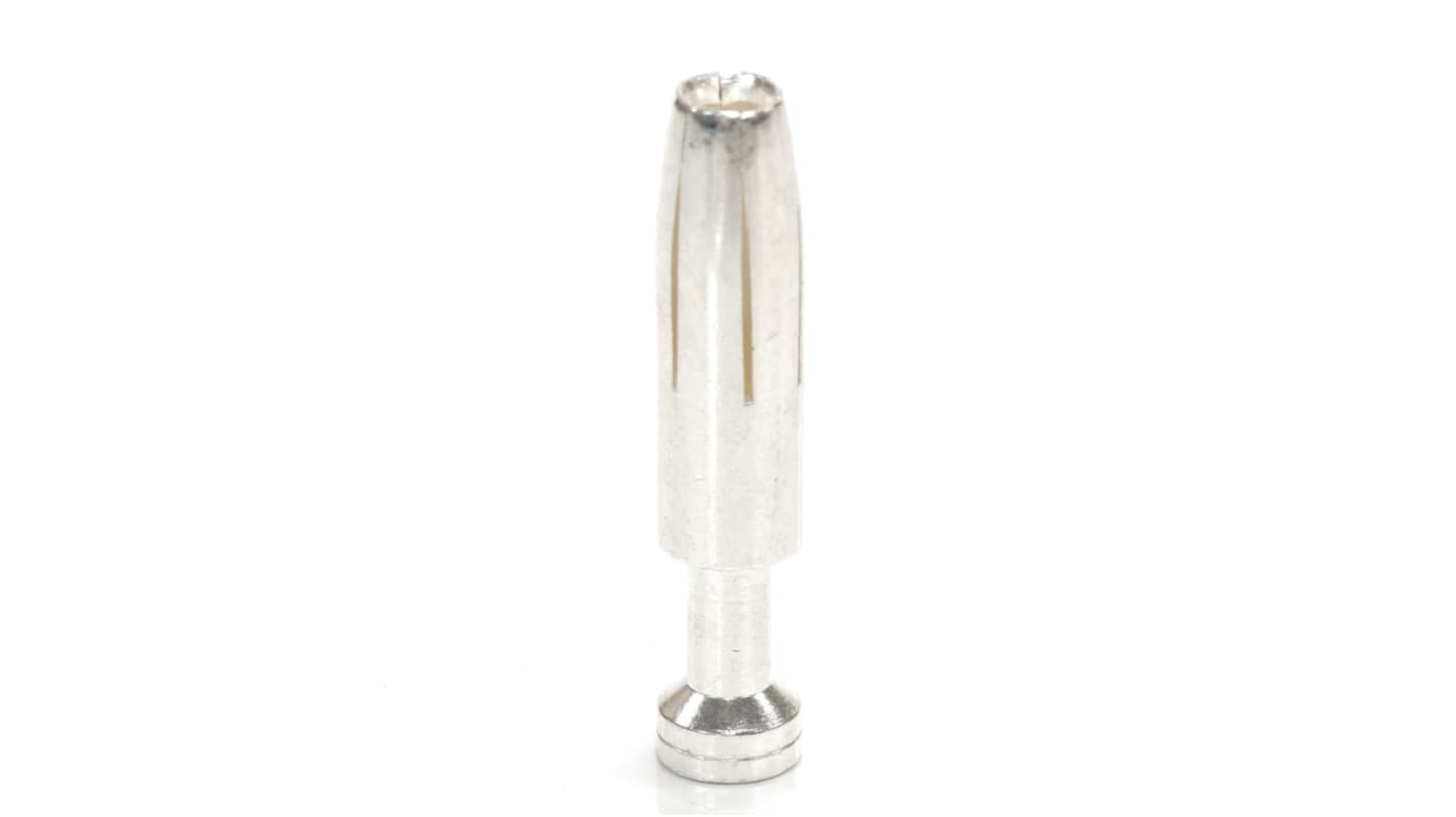 RS PRO Female 16A Crimp Contact Maximum Wire Size 0.75mm² for use with Heavy Duty Power Connector