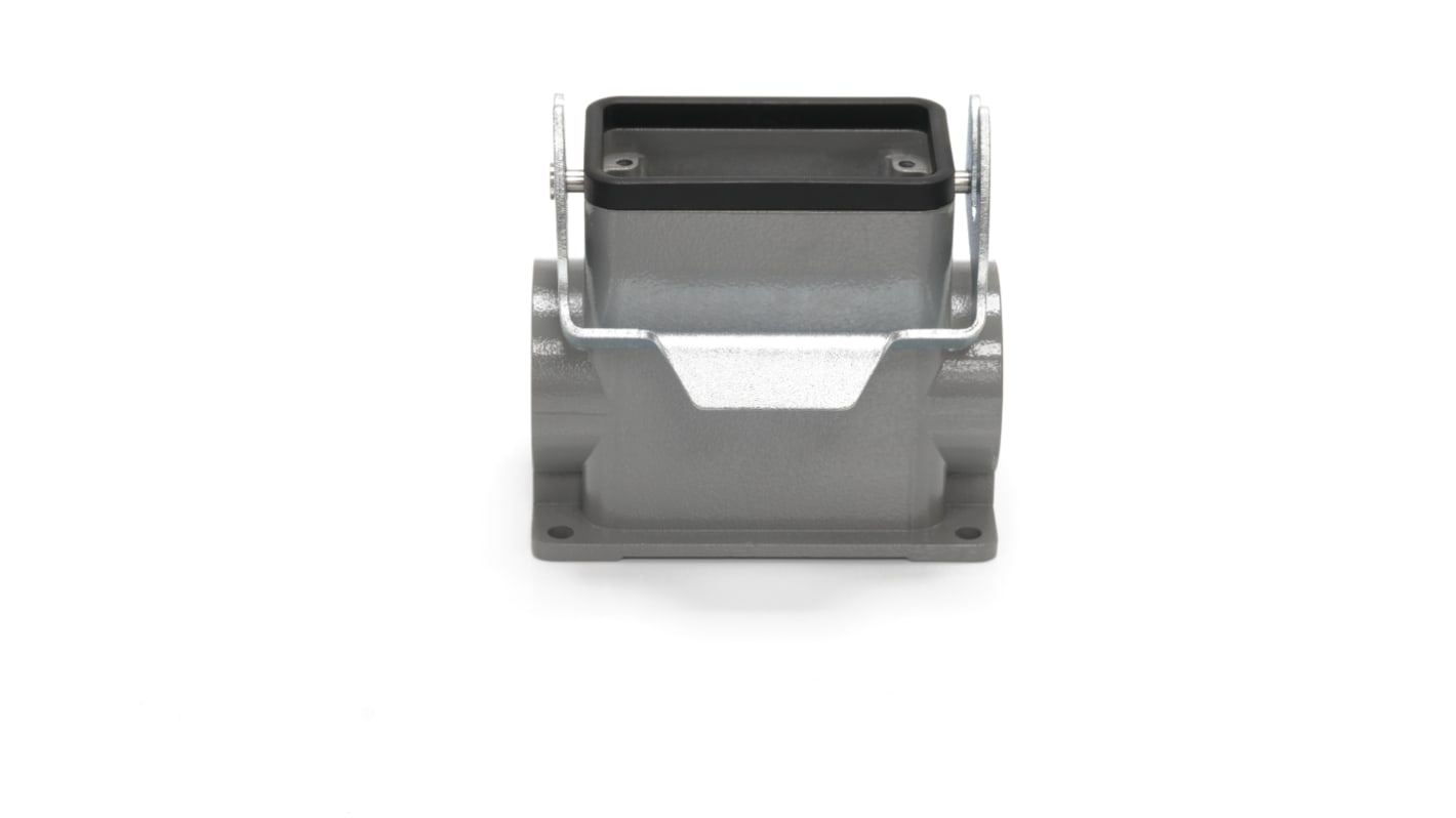 RS PRO Heavy Duty Power Connector Housing, PG29 x 2 Thread, Side Entry