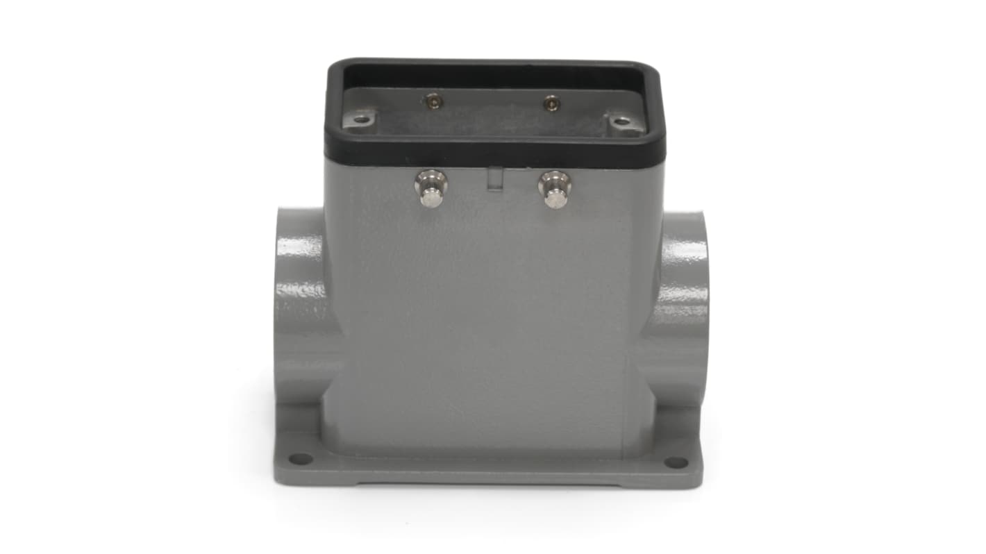 RS PRO Heavy Duty Power Connector Housing, PG21 x 2 Thread, Side Entry