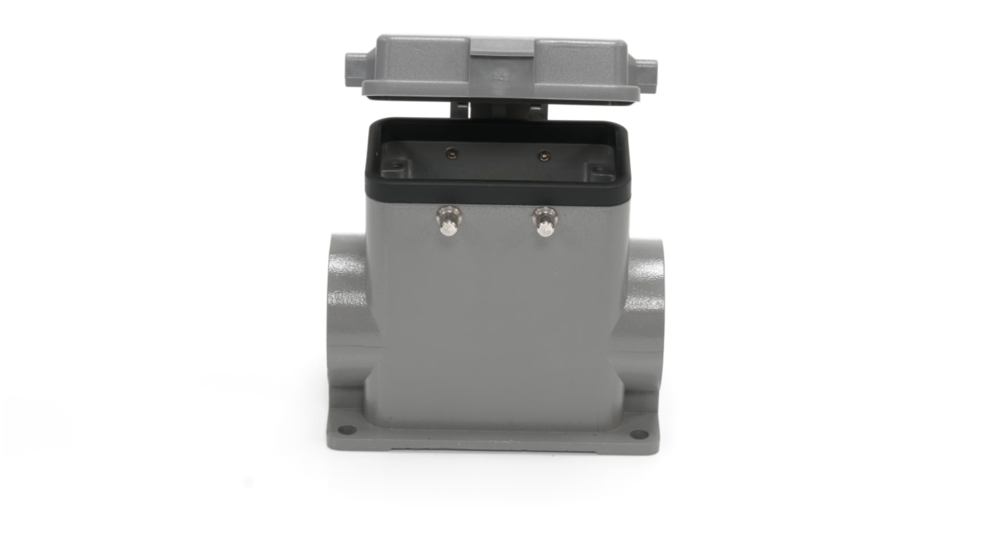 RS PRO Heavy Duty Power Connector Housing, PG29 x 2 Thread, Side Entry