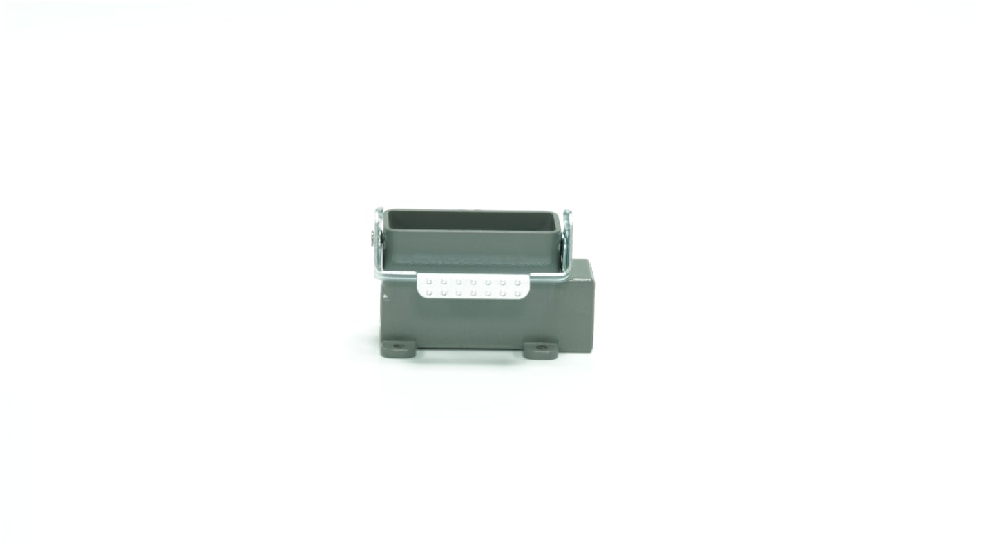 Base para conector industrial con entrada lateral RS PRO, con rosca PG16, 1 palanca, para usar con Encastres de altas