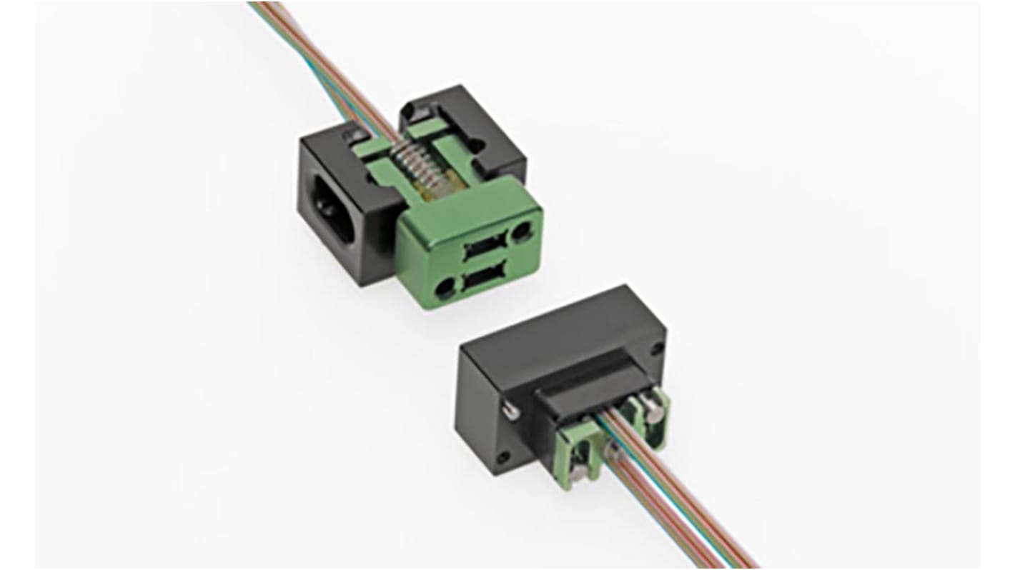 Amphenol Socapex 光纤接头, 多模, 50/125, 62.5/125光纤尺寸, 10-504639系列