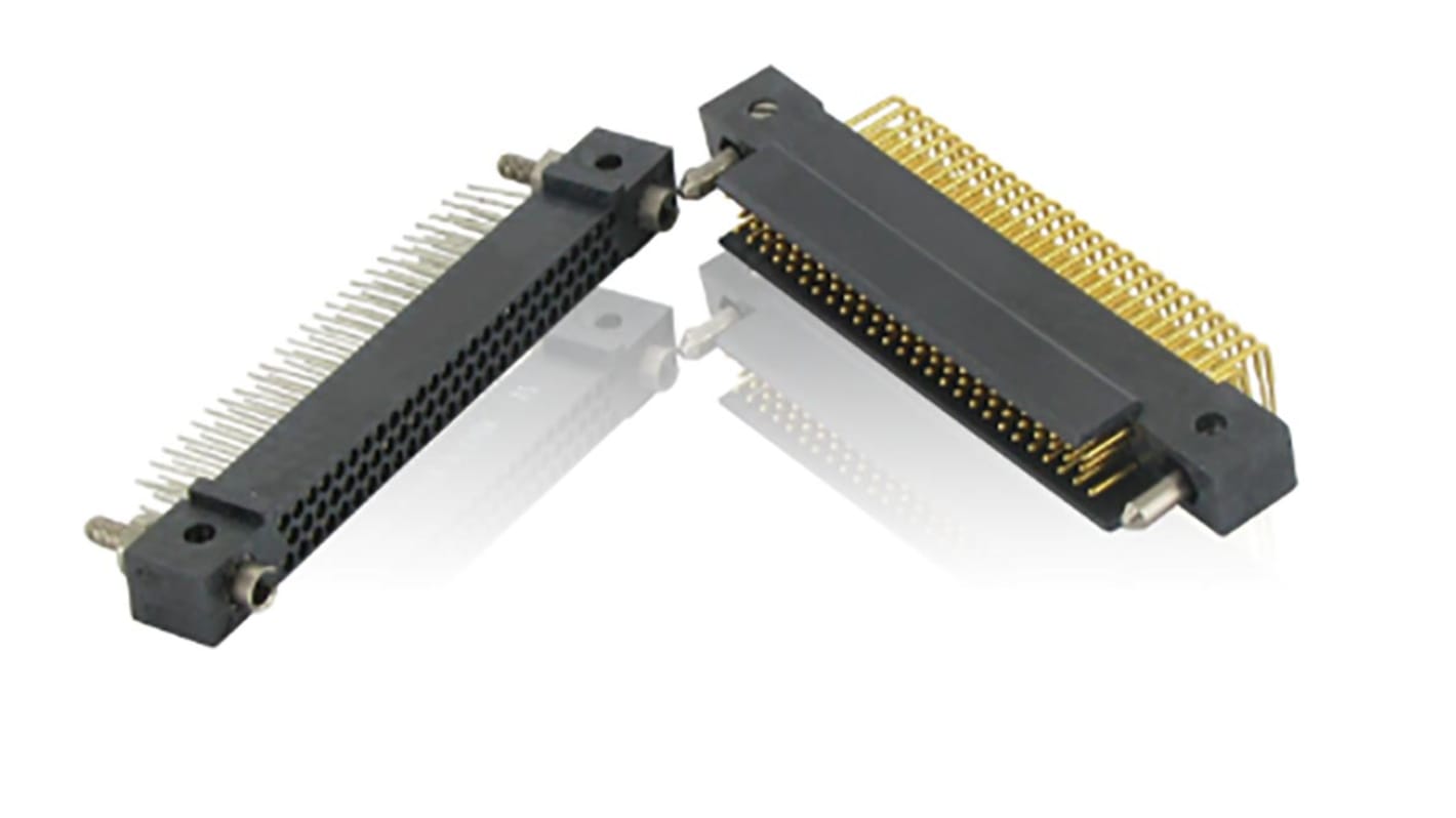 Gniazdo PCB 20 -pinowe 3 -rzędowe raster: 1.905mm Board To Board Żeński Proste Montaż na płytce drukowanej