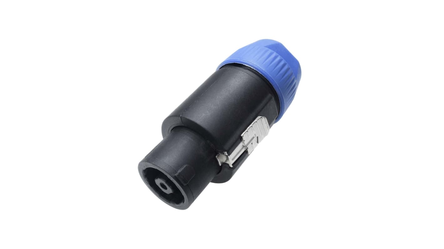 RS PRO Cable Mount Loudspeaker Connector Plug, 8 Way, 30ABlack, Blue, Screw Termination