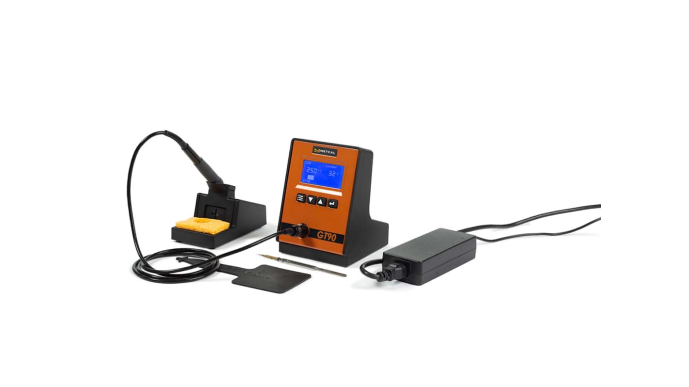 Metcal 焊台, 90W, 100 → 240V 交流, 烙铁头200 → 450°C, 用于焊接, GT90-HP-T4