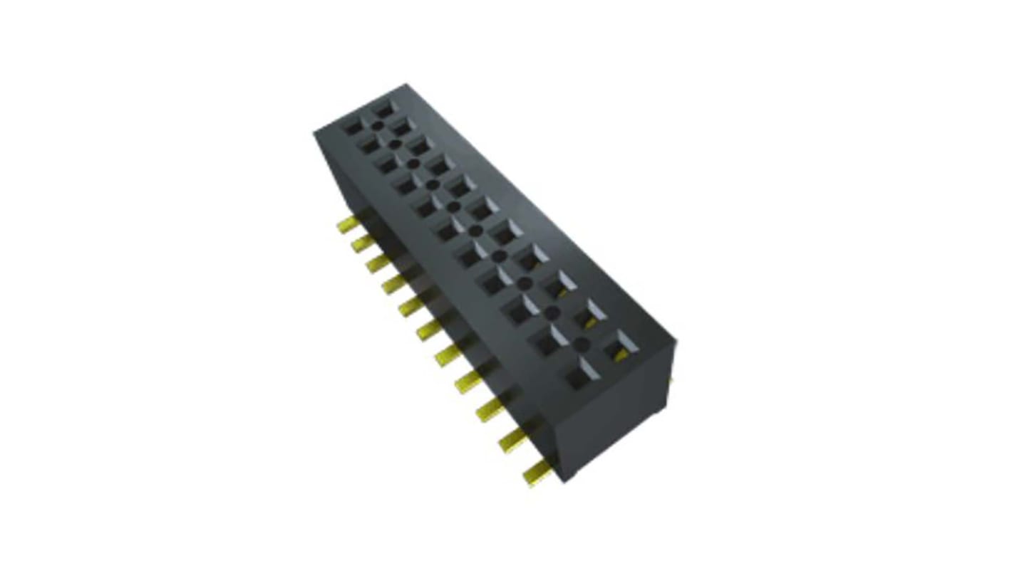 Gniazdo PCB 10 -pinowe 2 -rzędowe raster: 1mm typu płytka – płytka Pionowy SMD